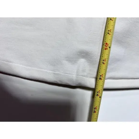 Eileen Fisher Organic Stretch Cotton Twill Slim Ankle Pants Beige Medium - Picture 6 of 10